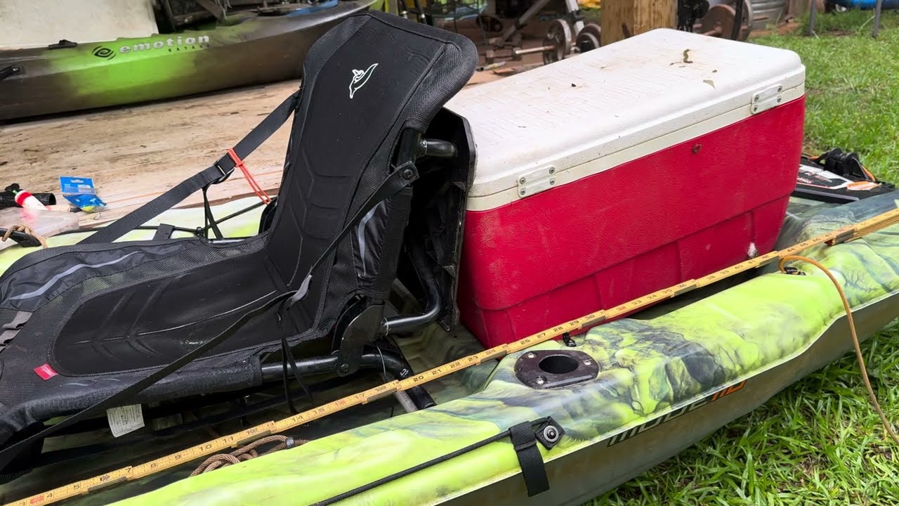 Pelican Catch 110&hellip;cheap and easy seat height mod!