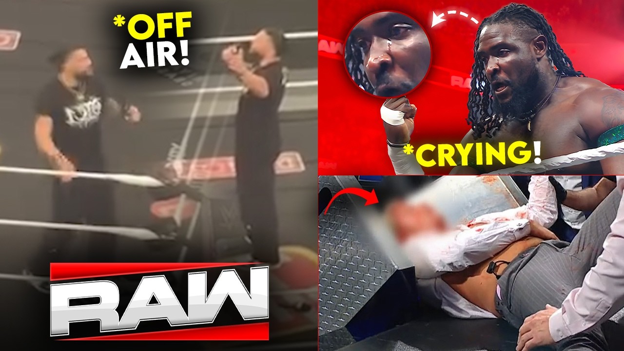 Roman Reigns WARNING AFTER Raw OFF-AIR 🤯 | Oba Femi CRYING😢, Cody Rhodes CENSORED | WWE News