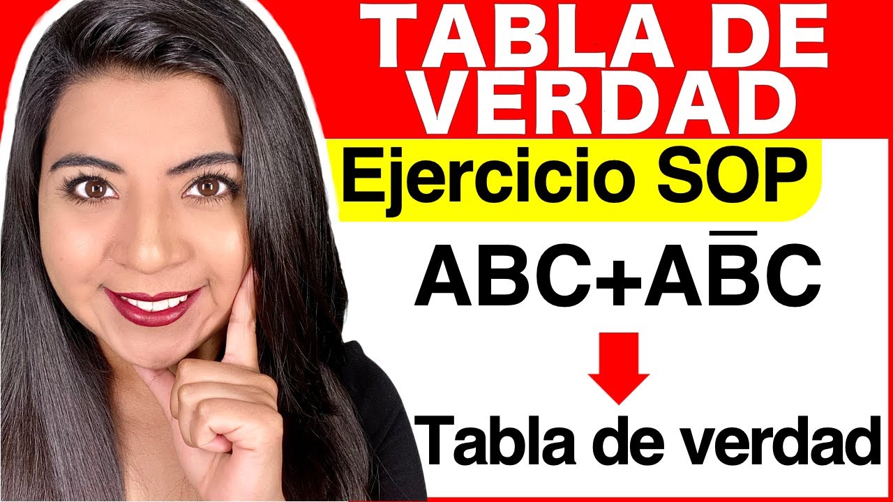 Encontrar la TABLA DE VERDAD de una FUNCIÓN BOOLEANA - Ejercicio #1 (SOP)