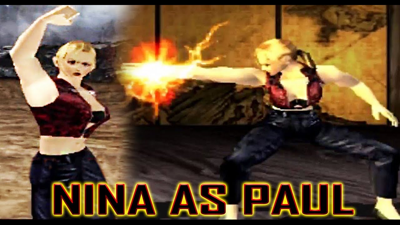 [TAS] Nina With Paul's Moves Gameplay - Tekken 3 (Arcade Version) (Remake)