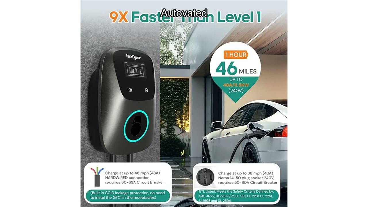 Level 2 EV Charger Review: Is NexCyber&rsquo;s 48A WiFi Home Charger Worth It?