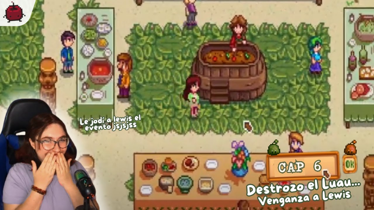 Nuestra primera vez en el Luau 🎉🐓 + vida de granja chill 💅 | EP6 Stardew Valley