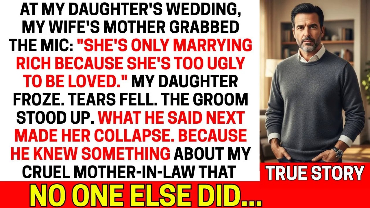 My Wife's Mother Humiliated My Daughter at Her Wedding, Groom's Response Destroyed Her