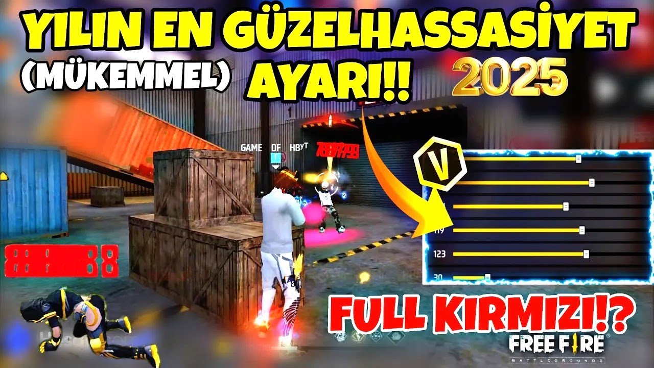 FREE FIRE YENİ HASSASİYET AYARLARI 2025 NASIL KAFA ATILIR? HASSASİYET AYARLARI 2025 FREE FİRE