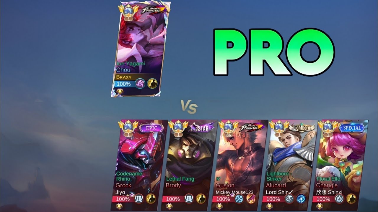 TOP GLOBAL CHOU VS 5 SUPREME PLAYERS | WHO  WILL WIN!? - MLBB