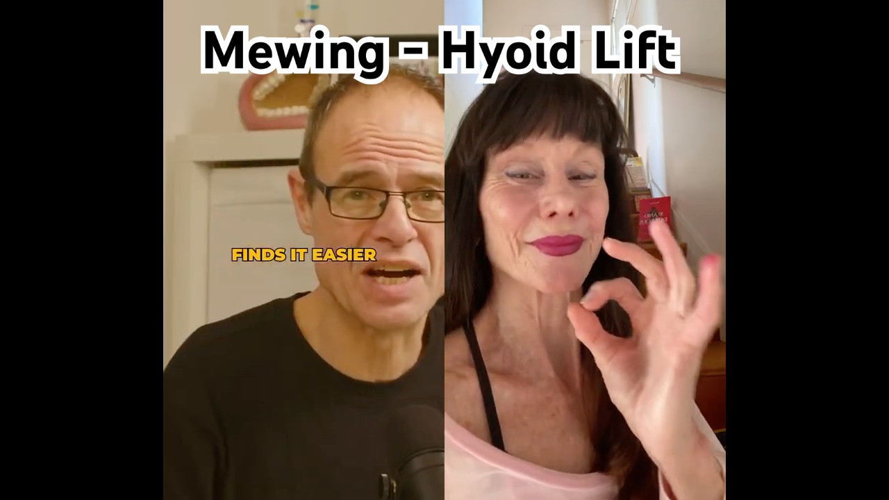 Watch the Hyoid Lift of proper Tongue Posture 🎯 Dr. Mike Mew