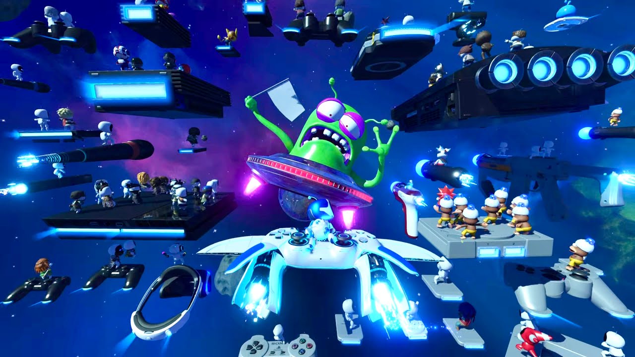 Space Bully Nebulax (Final Boss) Featuring all Sony PlayStation consoles + Ending | ASTRO BOT