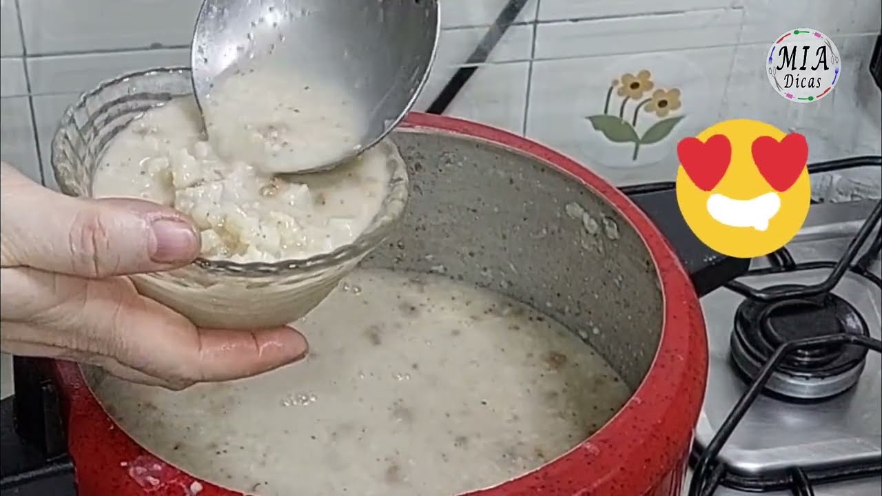 COMO FAZER CANJICA SEM LEITE DE VACA (SEM LACTOSE) | Mia Dicas