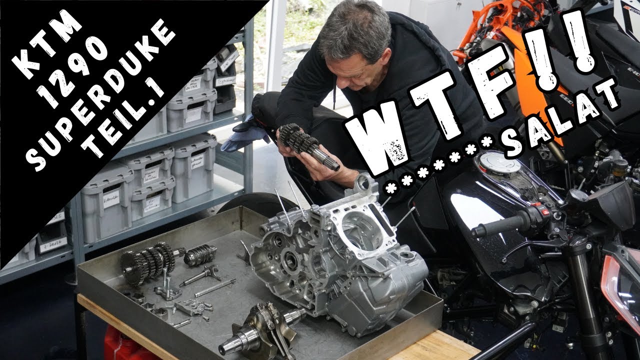 KTM1290 SuperDuke 17`.... Getriebe/Lagerschaden=  kleine Ursache, große Wirkung??🤔🙈🙈