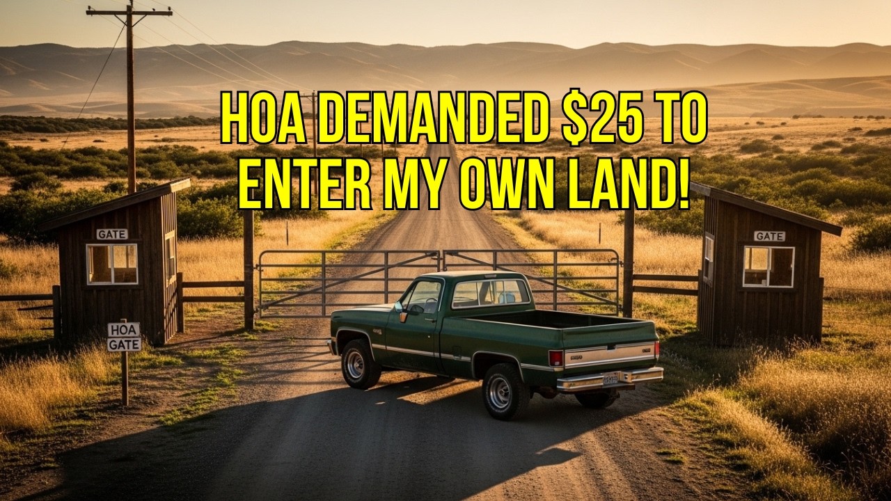 HOA set up a toll gate to my ranch—I showed up with my shotgun Now they’re suing me in court!