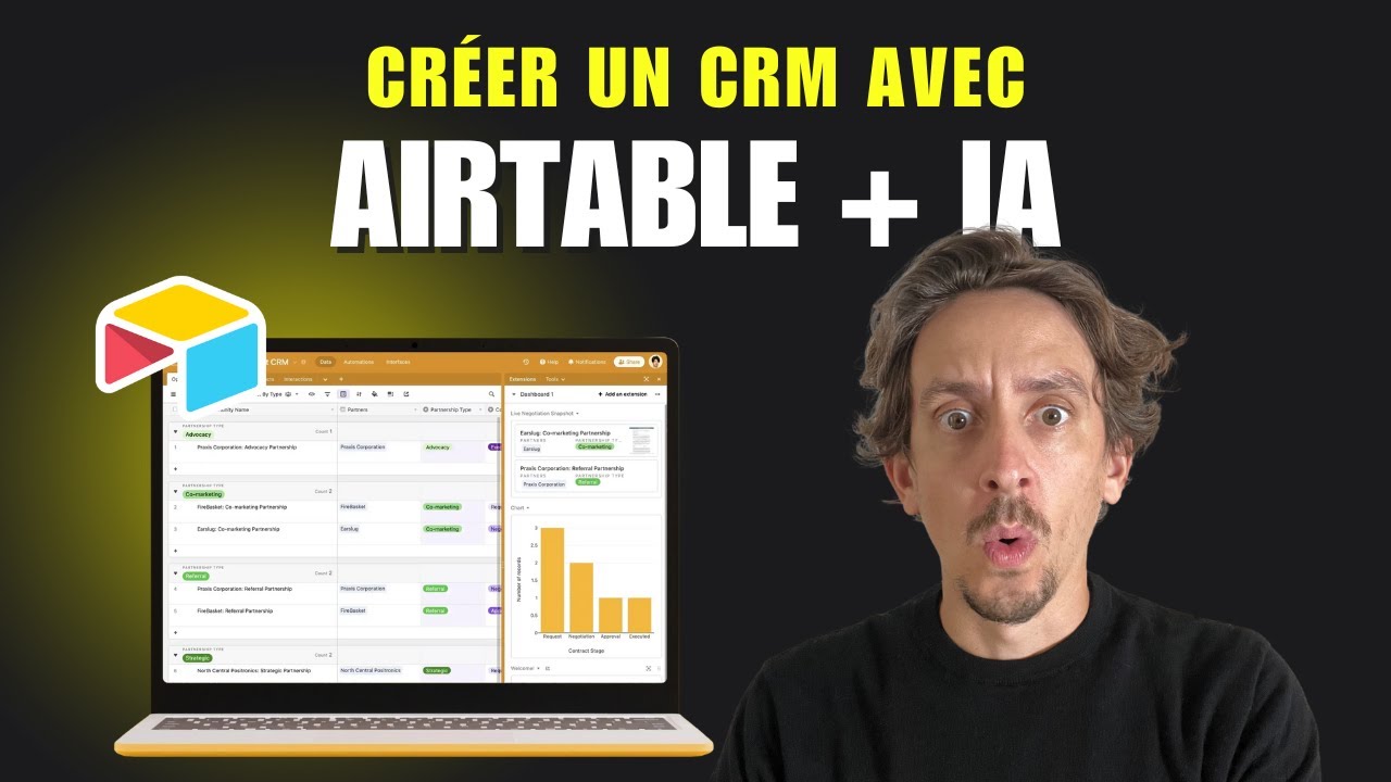 J’ai créé un CRM Airtable avec l’IA en moins de 10 minutes