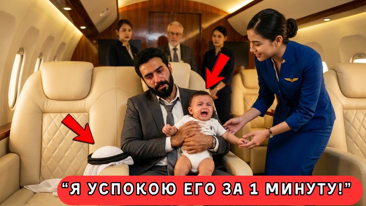 Сын АРАБСКОГО ПРИНЦА без конца рыдал в частном самолете! Пока стюардесса не сделала это…