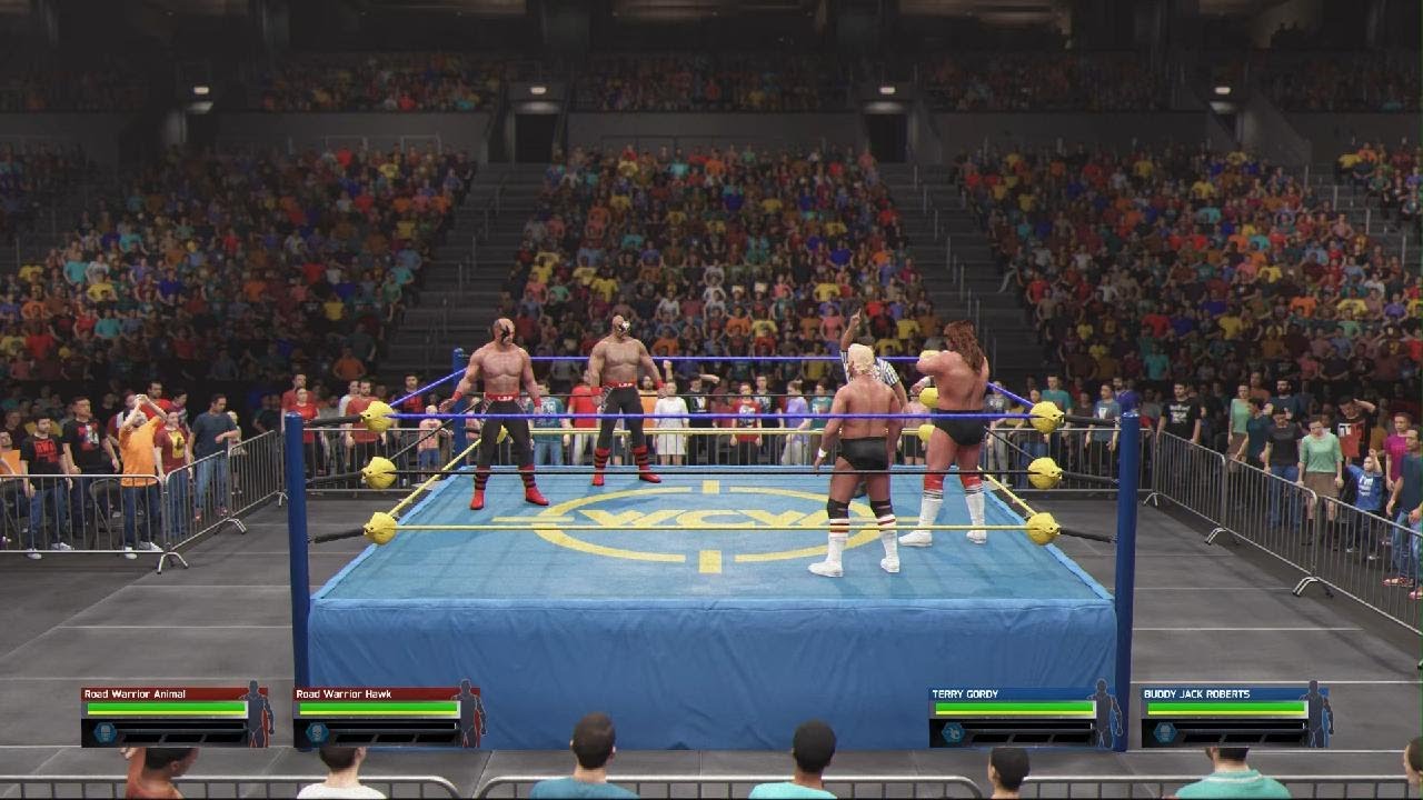 WWE 2K25 NWA old school style show