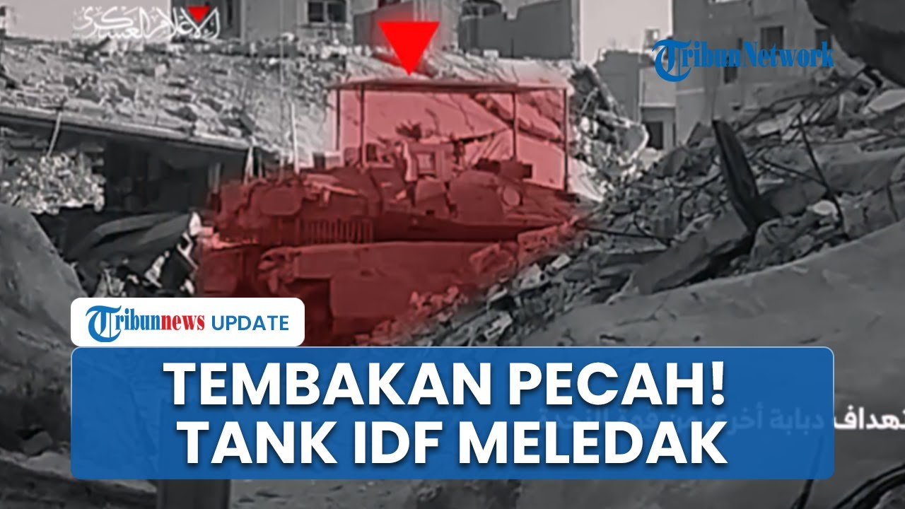 Takbir Menggema! Tembakan Pecah antara Brigade Al-Qassam dan Israel, Berakhir Tank IDF Meledak