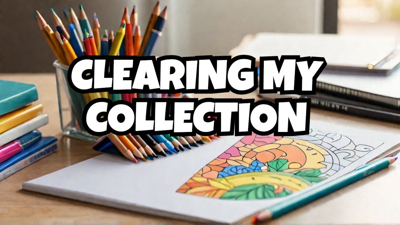 GETTING RID OF OVER 100 COLORING BOOKS | 2025