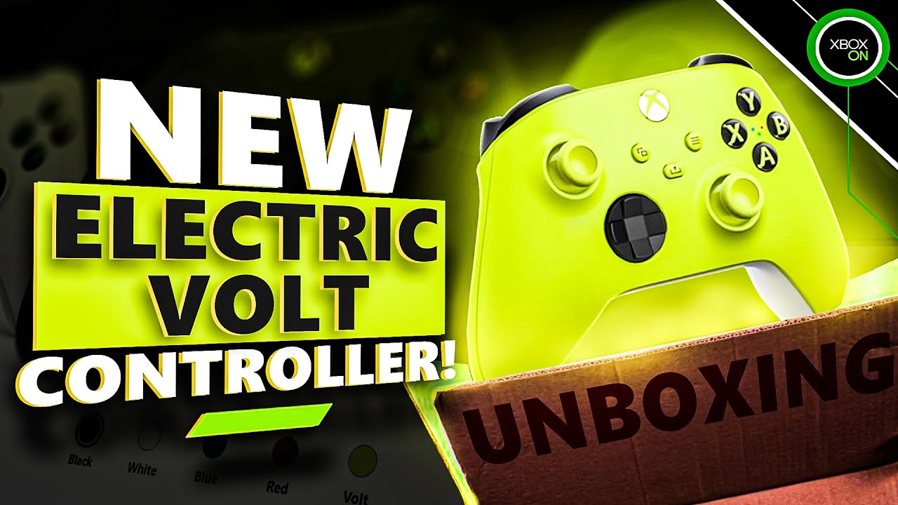 NEW Electric Volt Xbox Wireless Controller Unboxing!