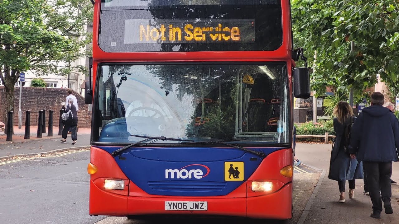Onboard Morebus Scania N94UD OmniDekka 1022 (YN06 JWZ) | Route 125