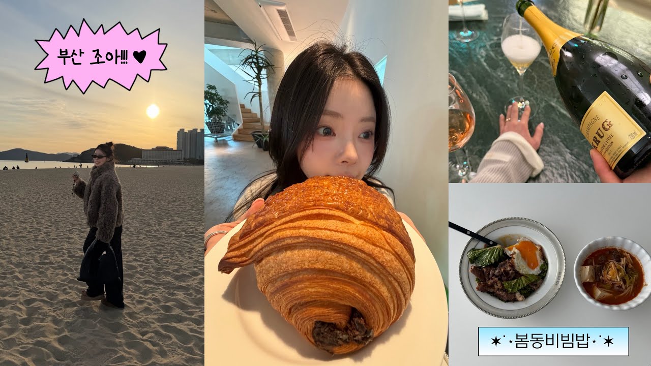 Vlogㅣ부산 카페•인생 소머리국밥집ㅣ대구 브런치 oe🥗 • 피클샵ㅣN통째 정착 크림ㅣ🥬 봄동비빔밥ㅣ레스쁘아 청담 • 크룩