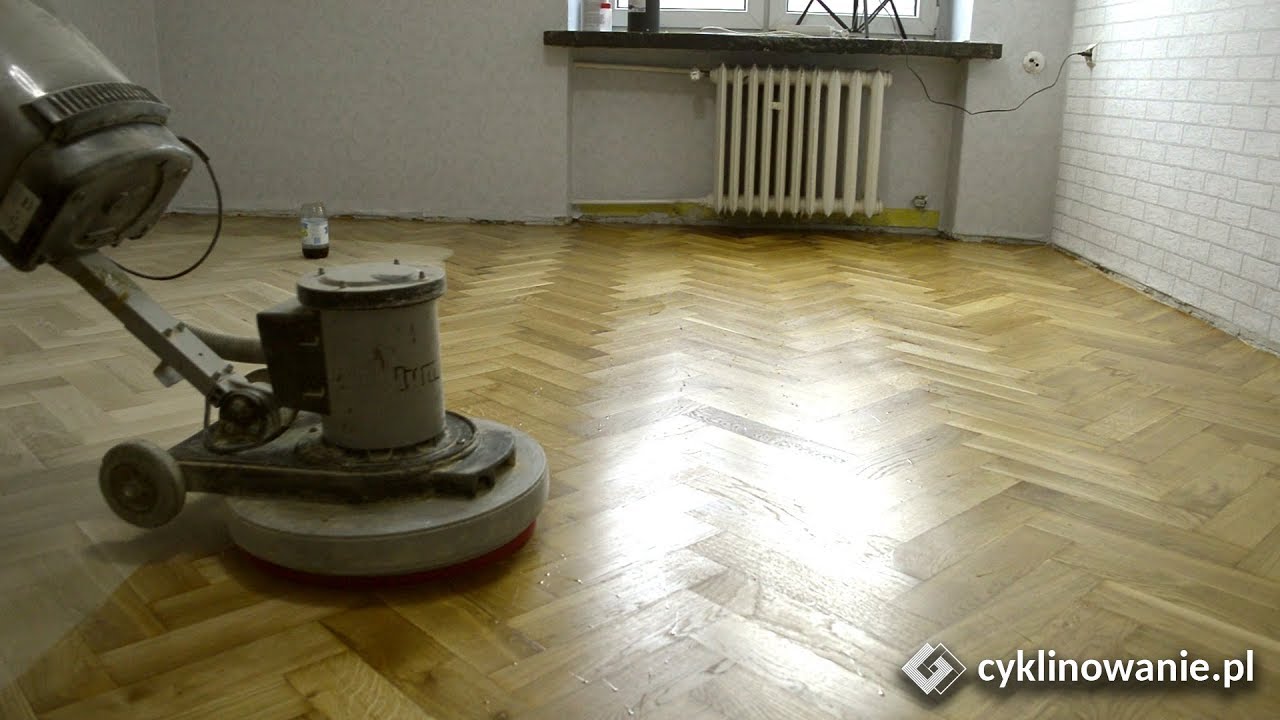 cyklinowanie parkietu - olejowanie podłogi dębowej cz. 3/3