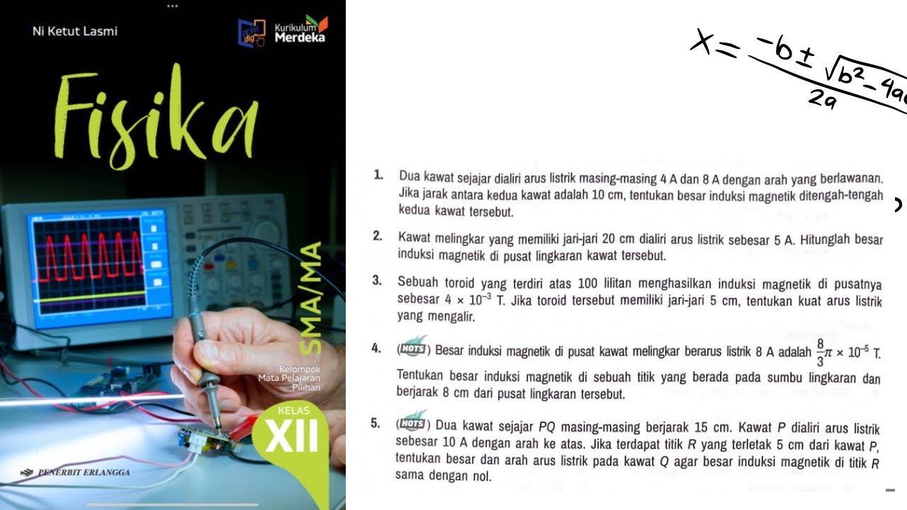 Induksi Magnetik, Fisika SMA Kelas 12, Buku Erlangga Halaman 95-96