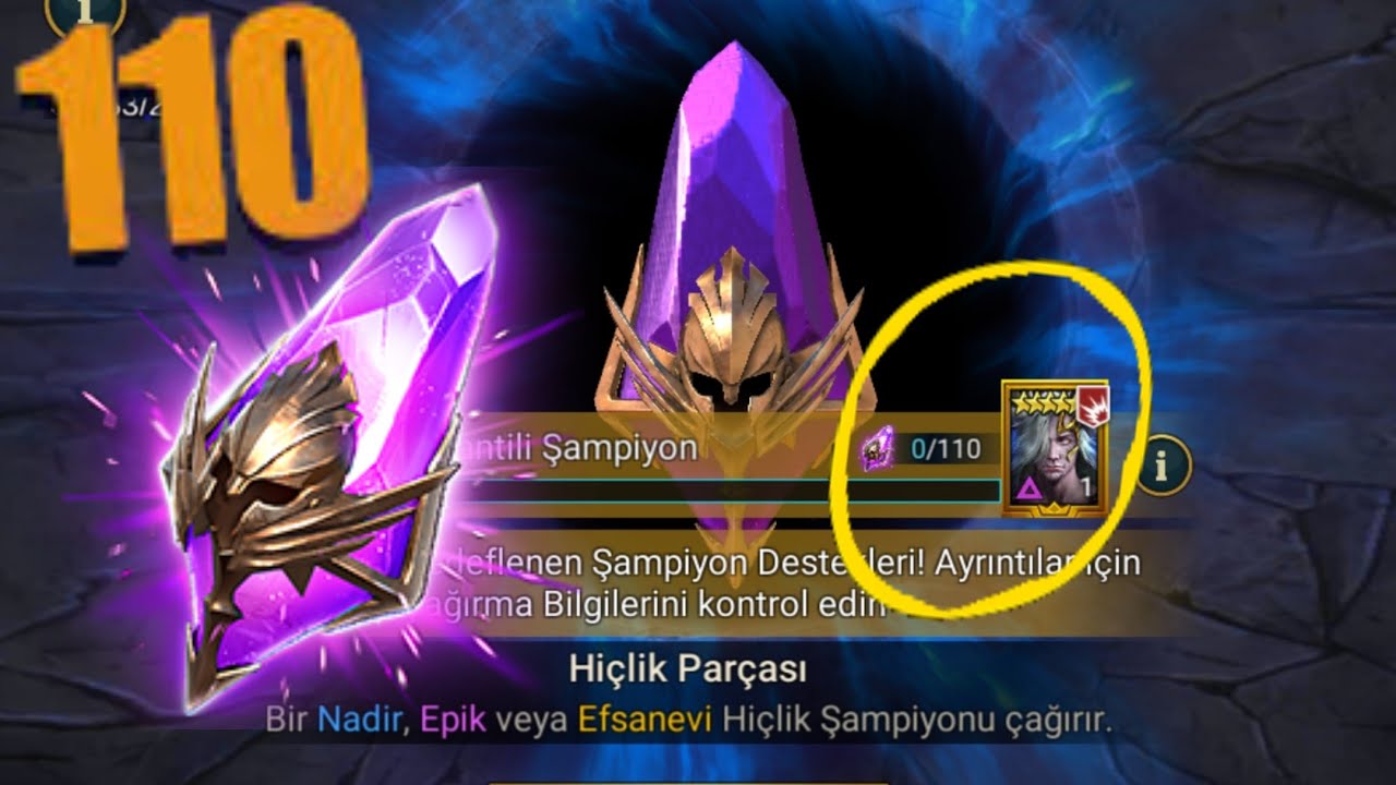 110 Mor Taş A&Ccedil;ILIMI | RAID: Shadow Legends T&uuml;rk&ccedil;e