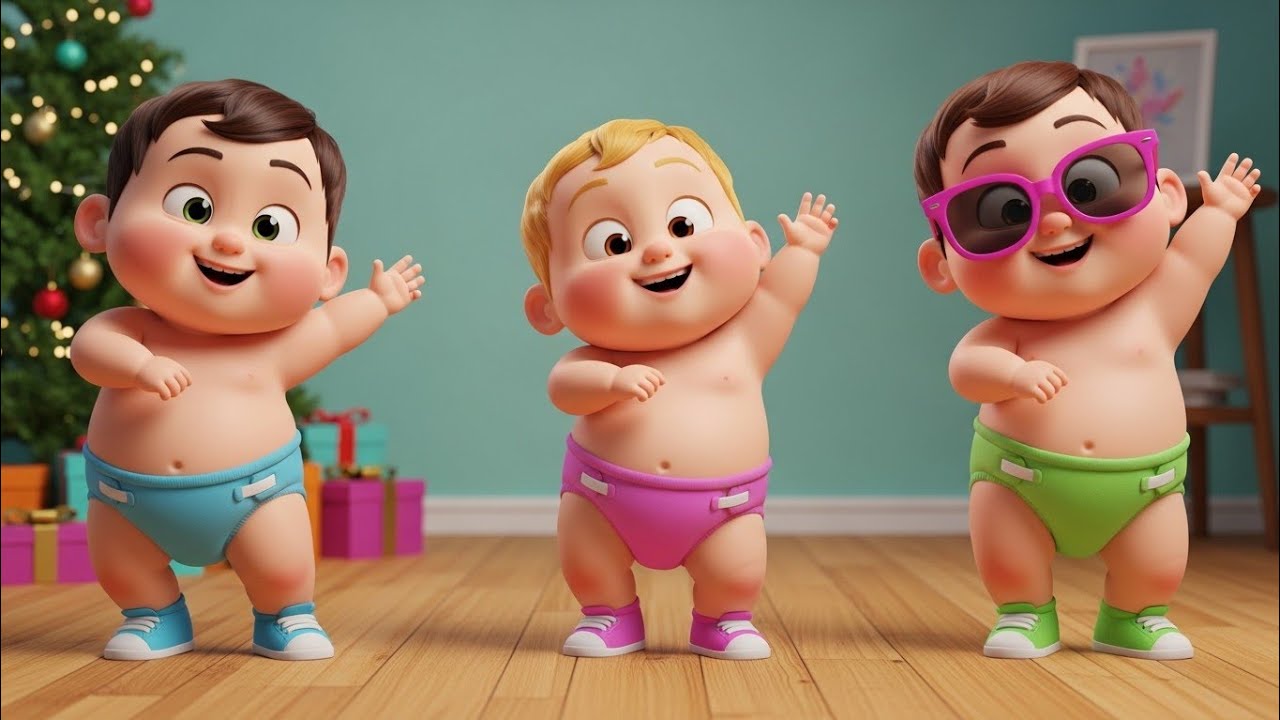 Dudi Dudi Dam Dam Song 🕺💃 | Cute Babies Dancing | Kids Song