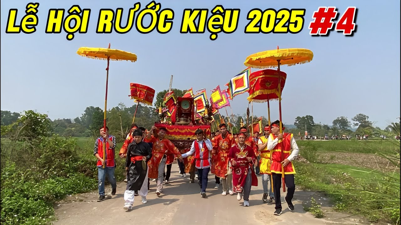 lễ Hội Đền Bà Triệu 2025 -  Rước kiệu bà từ đình làng vào lăng bà triệu | #4