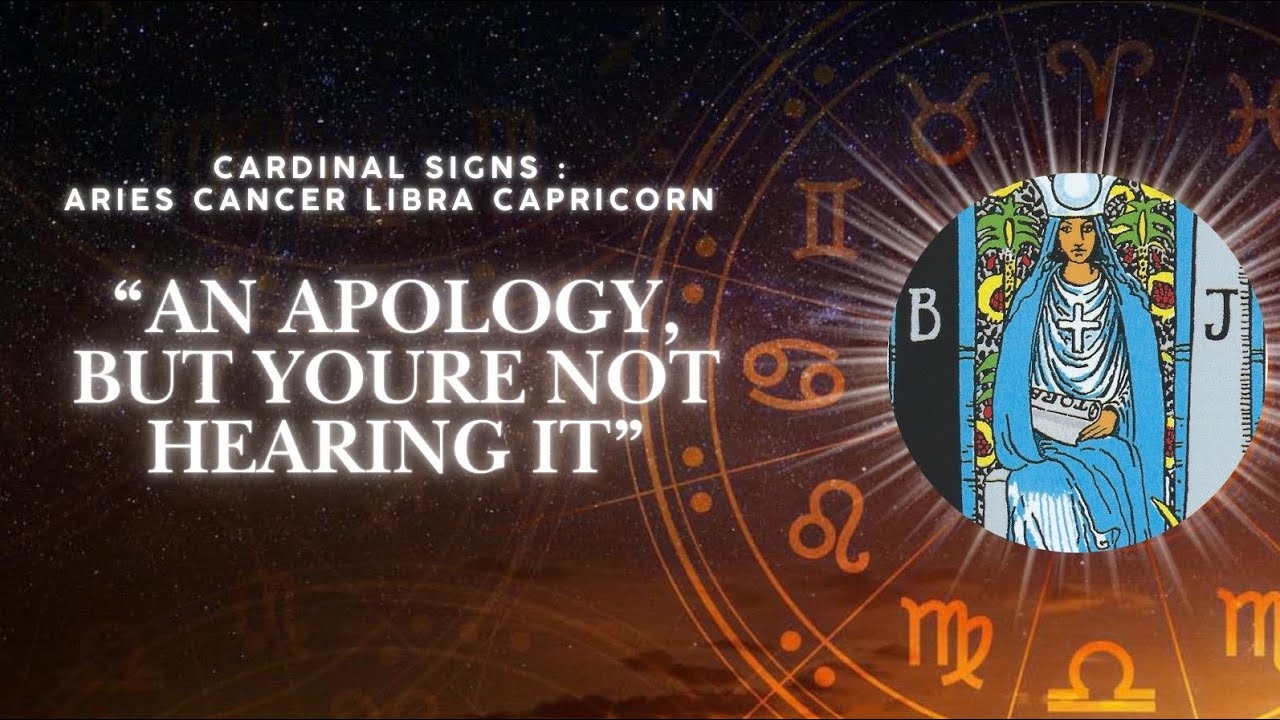 CARDINAL SIGNS : AN APOLOGY, BUT YOU’RE NOT HEARING IT
