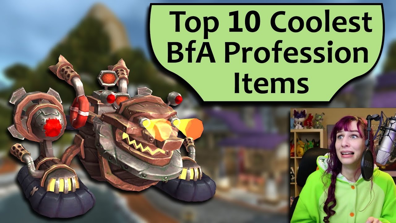 Top 10 Coolest Profession Items in BfA