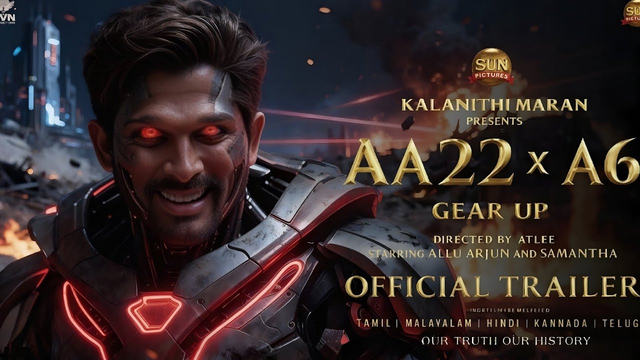 AA22 x A6: Gear Up - First Look Trailer | Allu Arjun | Atlee | AI Revolution | Prime News