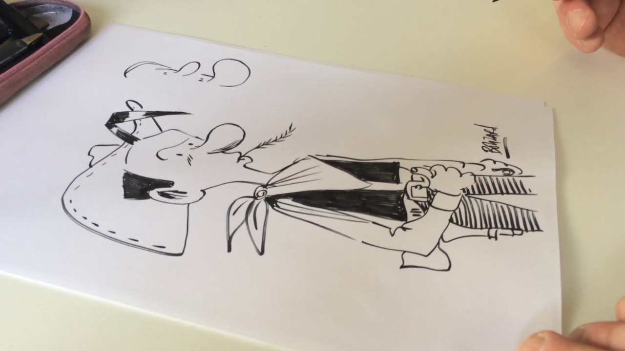 Bouzard : comment dessiner 