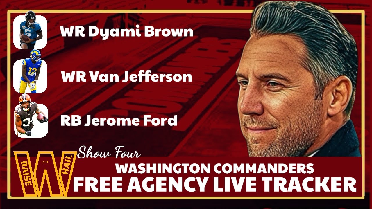 🔴 LIVE: Washington Commanders Free Agency Recap | New Faces | Old Faces