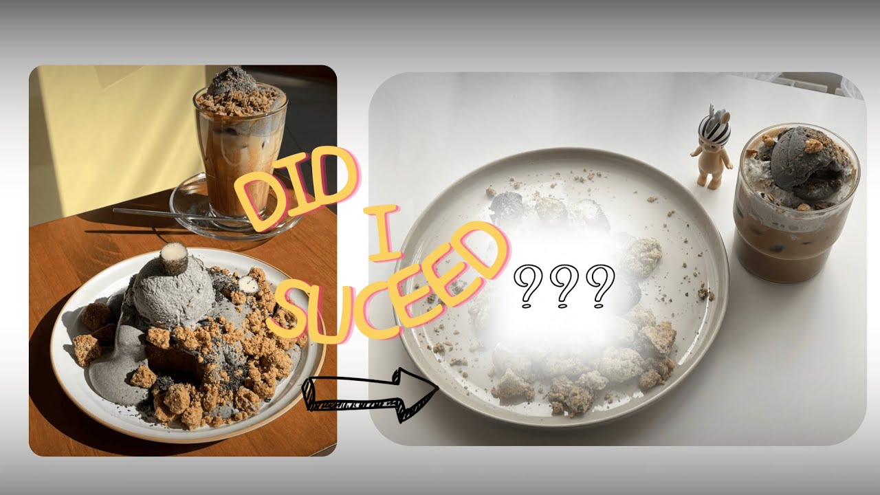 Recreating Korea's MOST FAMOUS café dessert at HOME