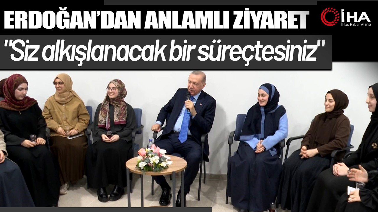 Cumhurbaşkanı Erdoğan Üniversite Öğrencileri İle Bir Araya Geldi