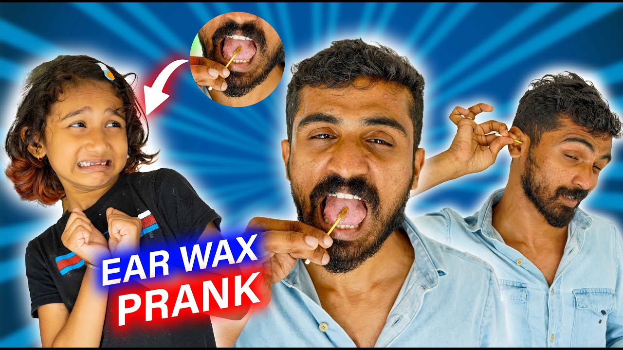 Ear Wax Eating 🤮 Prank on Zaiba & rashi