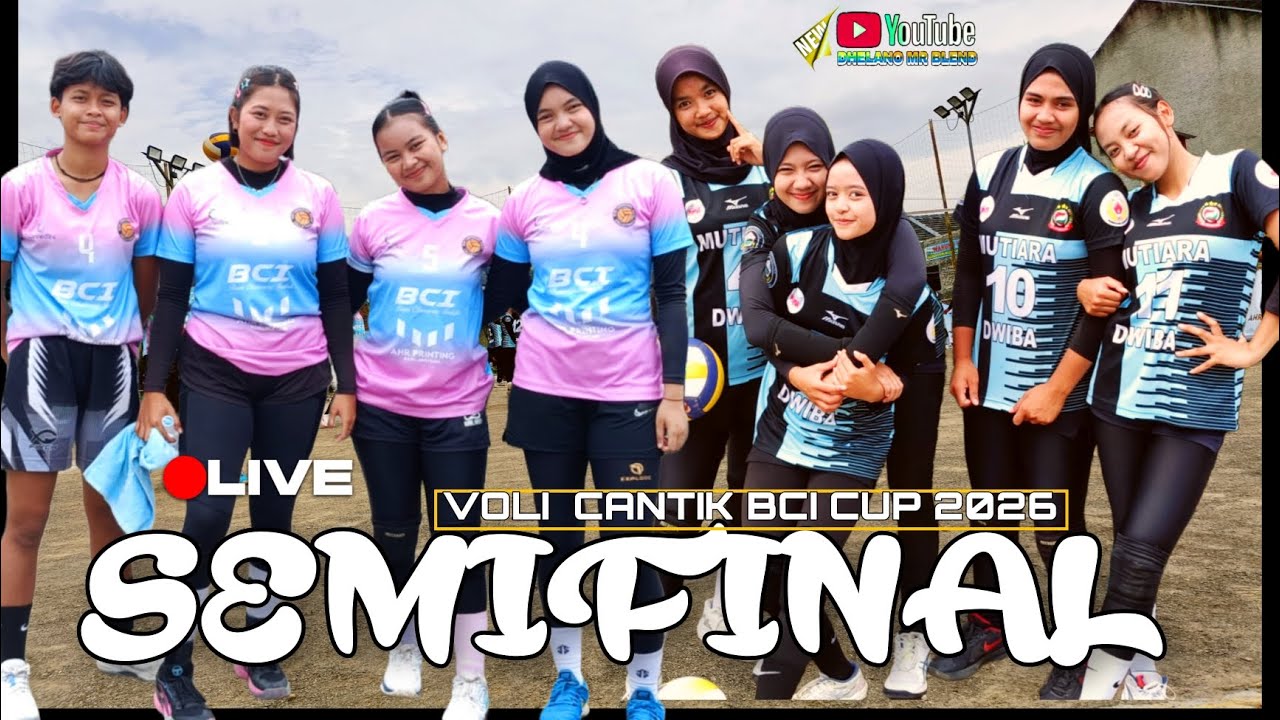 BCI B VS MUTIARA DWIBA 🏆 SEMIFINAL 1 VOLI PUTRI BCI CUP CIBORELANG -BANDUNG