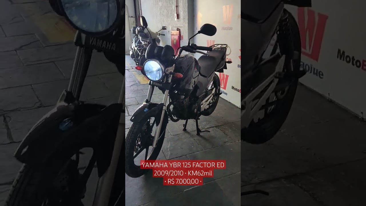 🔴INDISPON&Iacute;VEL🔴 YAMAHA YBR 125 FACTOR ED 2009/2010