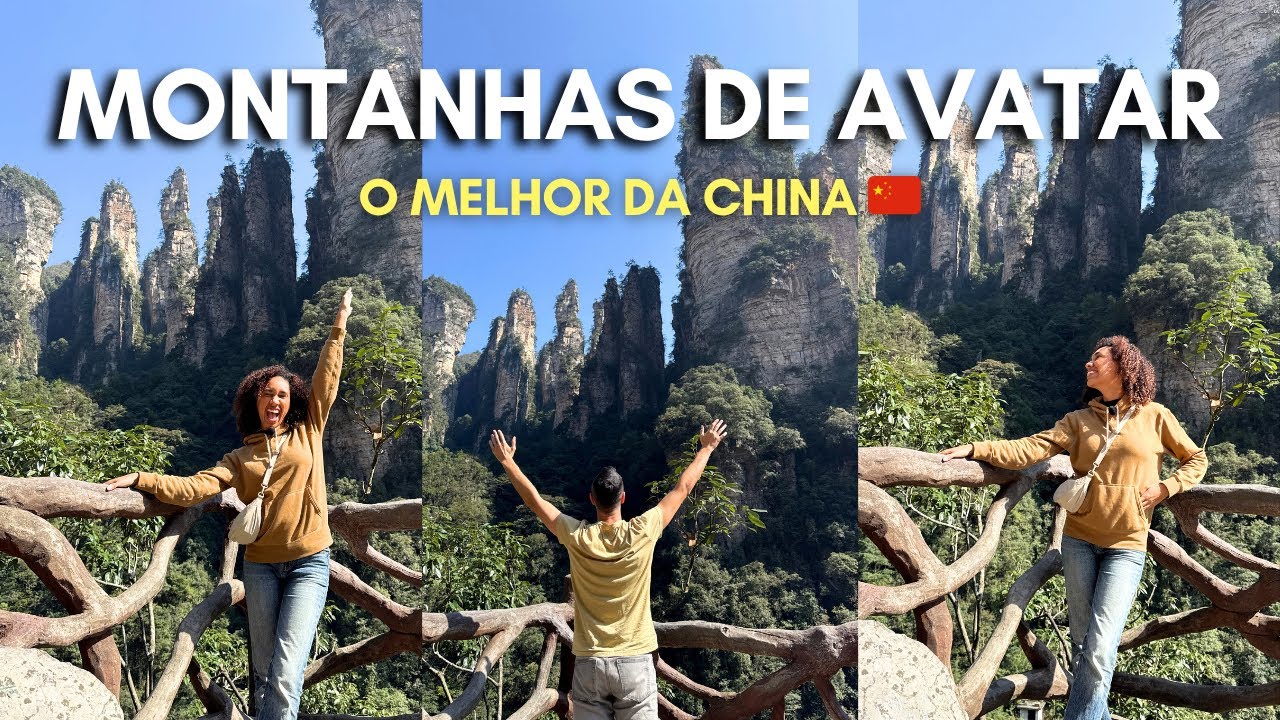 INACREDITÁVEL AS MONTANHAS DO AVATAR EXISTEM | Zhangjiajie National Park 🇨🇳 Vlog de viagem na CHINA