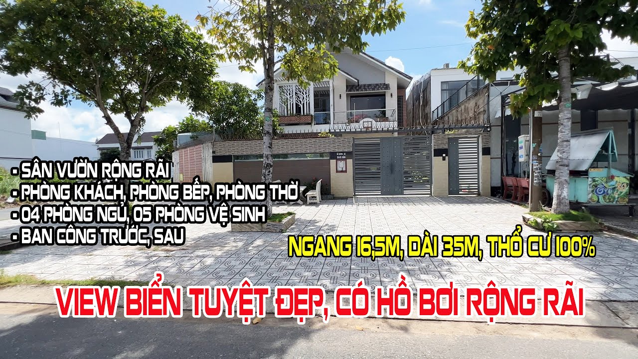 Siêu phẩm biệt thự góc 2 mặt tiền, có hồ bơi, view biển tuyệt đẹp | khu vực trung tâm TP Rạch Giá