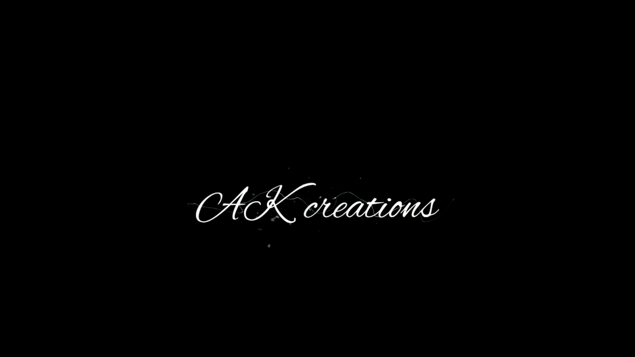 AK creations intro video