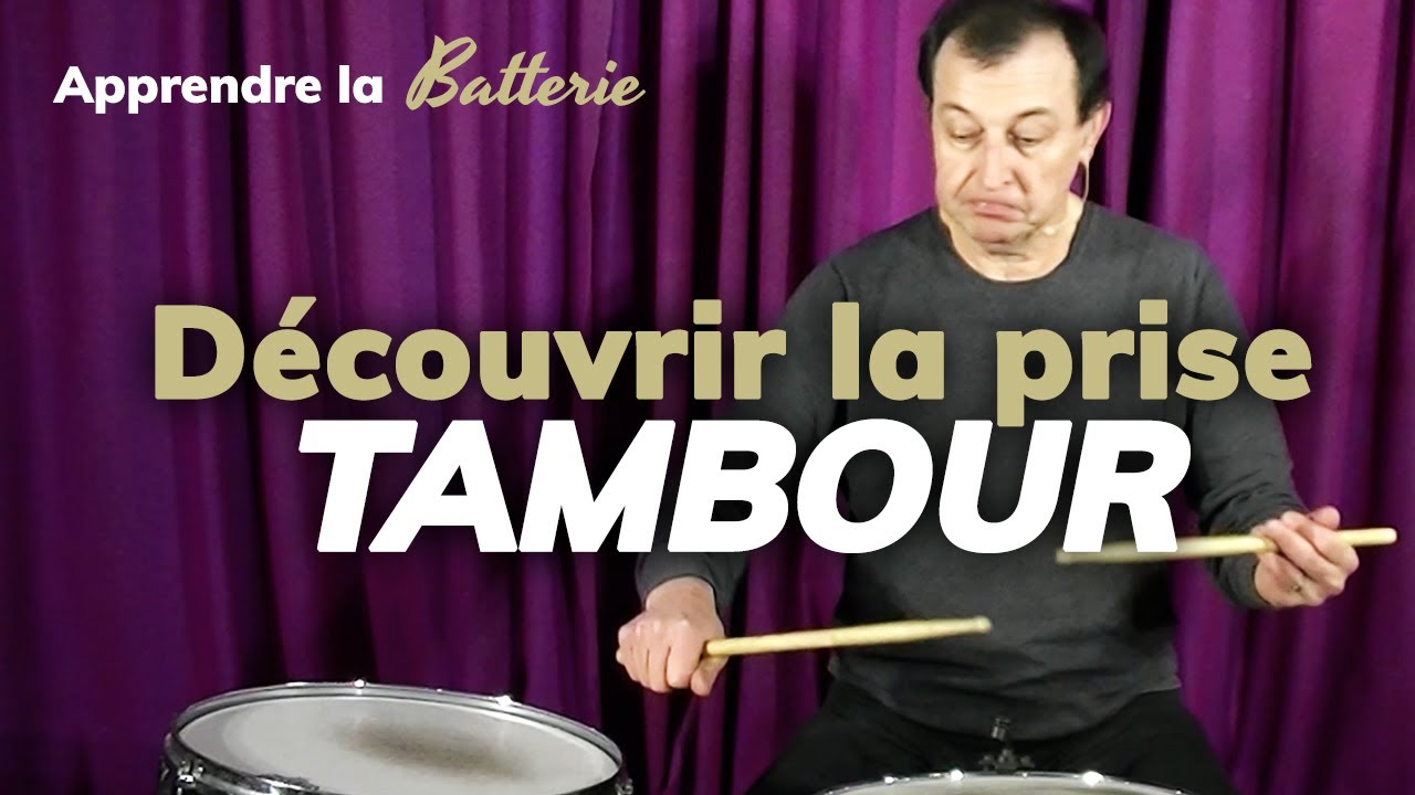 [Débutant] Découvrir la prise tambour à la batterie