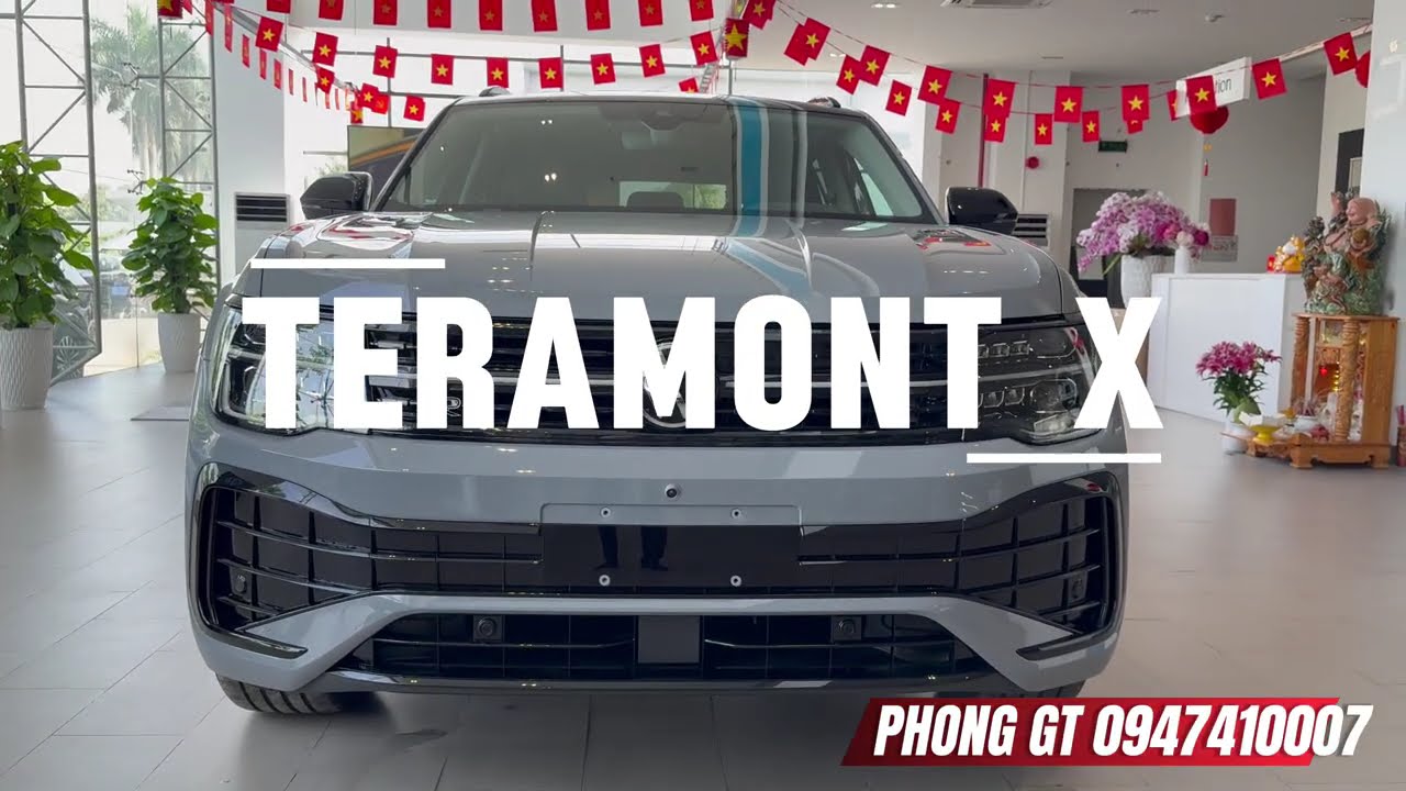 2026 Volkswagen Teramont X Platinum màu Xám Moonstone Nội thất R-line xe SUV 5 chổ cao cấp chuẩn Đức