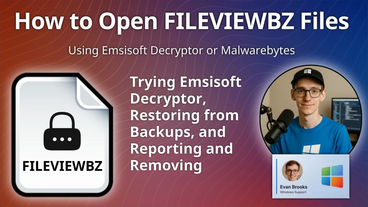 Как открыть файлы .FILEVIEWBZ (зашифрованные программой-вымогателем STOP/Djvu)
