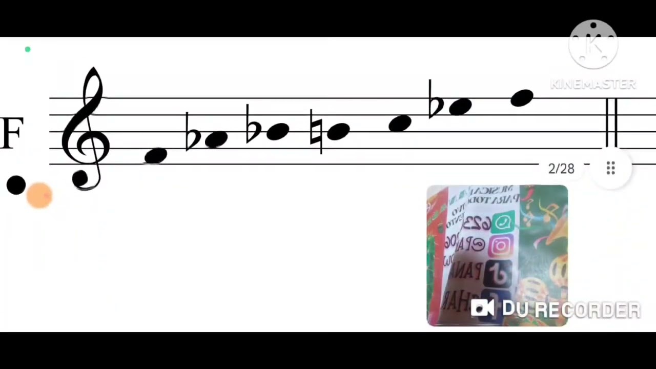 Depués de esto podrás improvisar!  escalas blues !