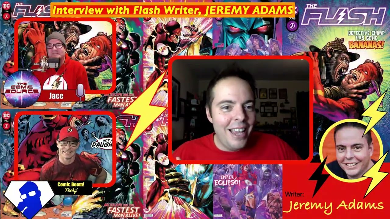 Flash writer- Jeremy Adams Interview - Wally West, DC love - and working with Geoff Johns