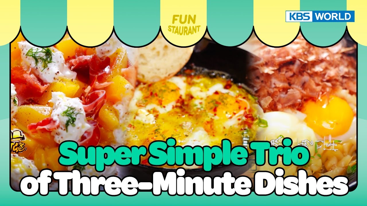 Three-minute Dishes [Stars Top Recipe at Fun Staurant : EP.214-2] | KBS WORLD TV 240401
