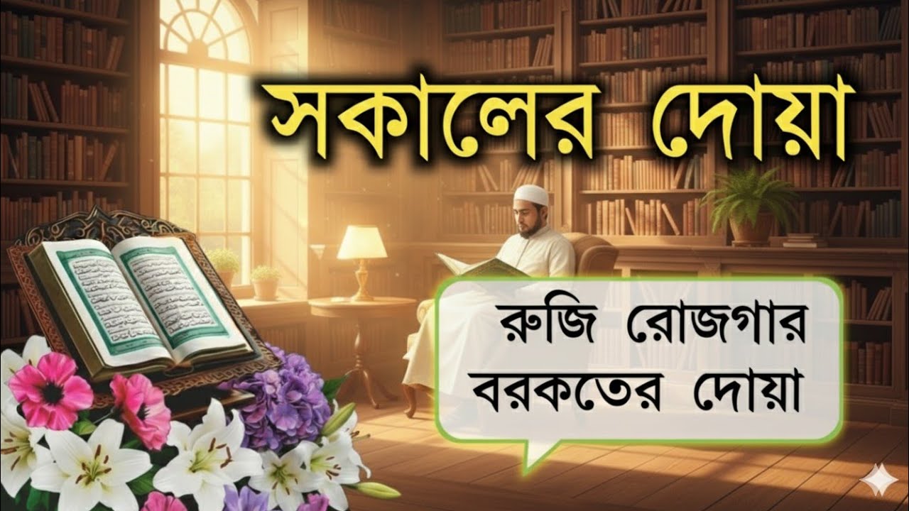 সকালের দোয়া ও জিকির | দিন শুরুর বরকতময় আমল ও সুন্নাহ দোয়া