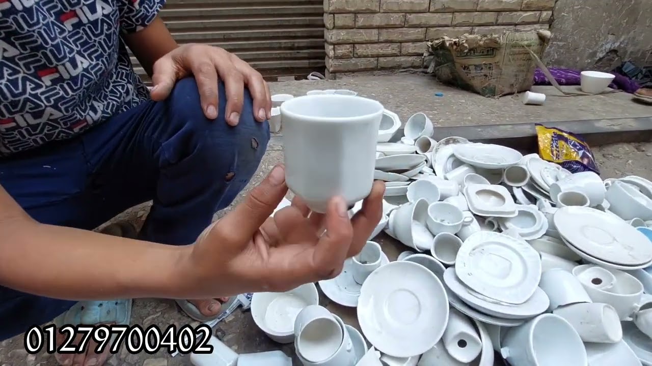 فرشة خالتوا ام عصام 😱كنوز وكالة البلح يوم الأحد ٥ و١٠ و١٥ و٢٠ 💥😱 اطباق وصواني صينى واكروبال وفنجايين