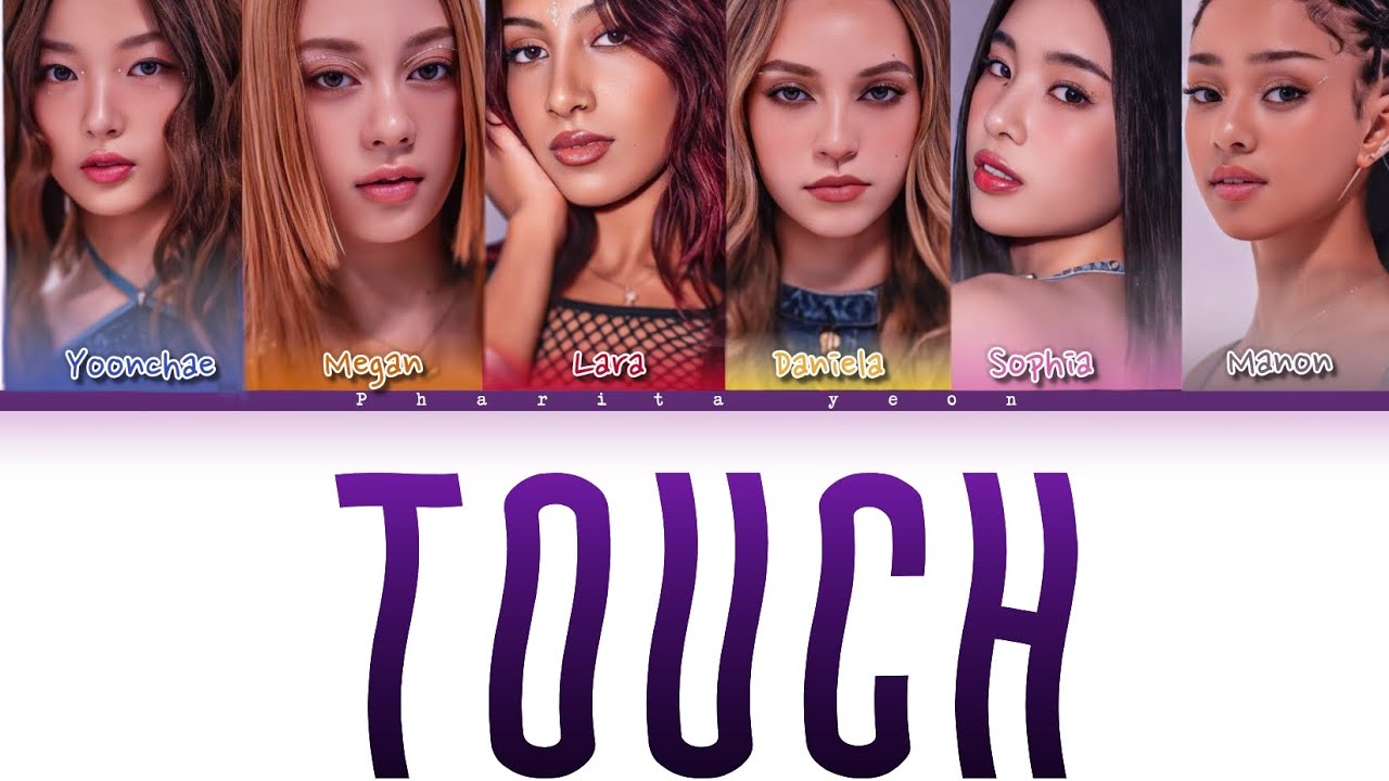TOUCH katseye (Color coded lyrics)