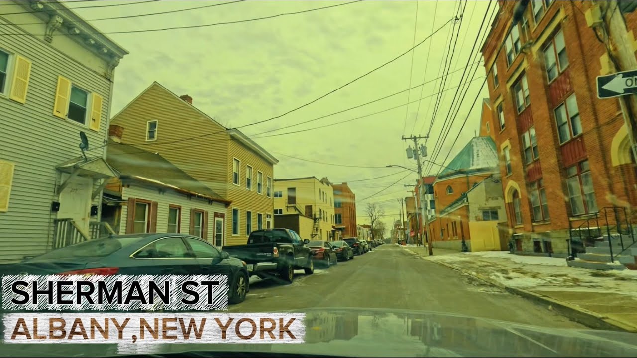 A short tour drive around Sherman street, Albany New York 